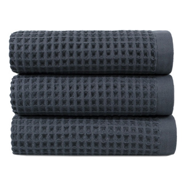 Рушник вафельний 70х140 Waffle антрацит