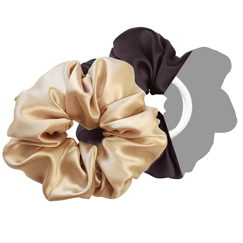 Шелковая резинка для волос размер L