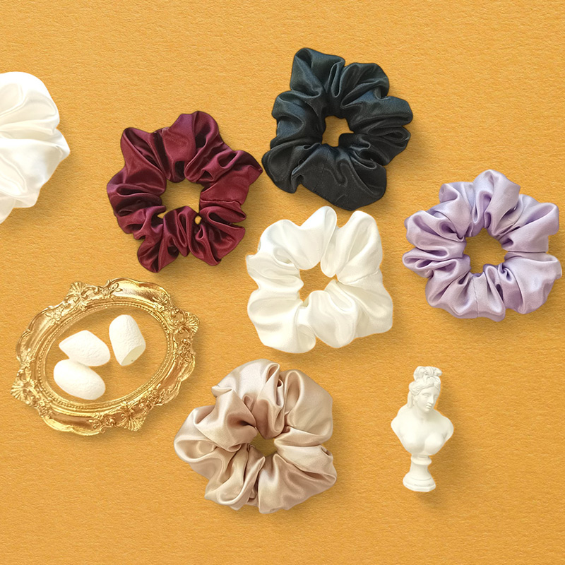 Набір з 3 шт великих шовкових резинок розмір L 