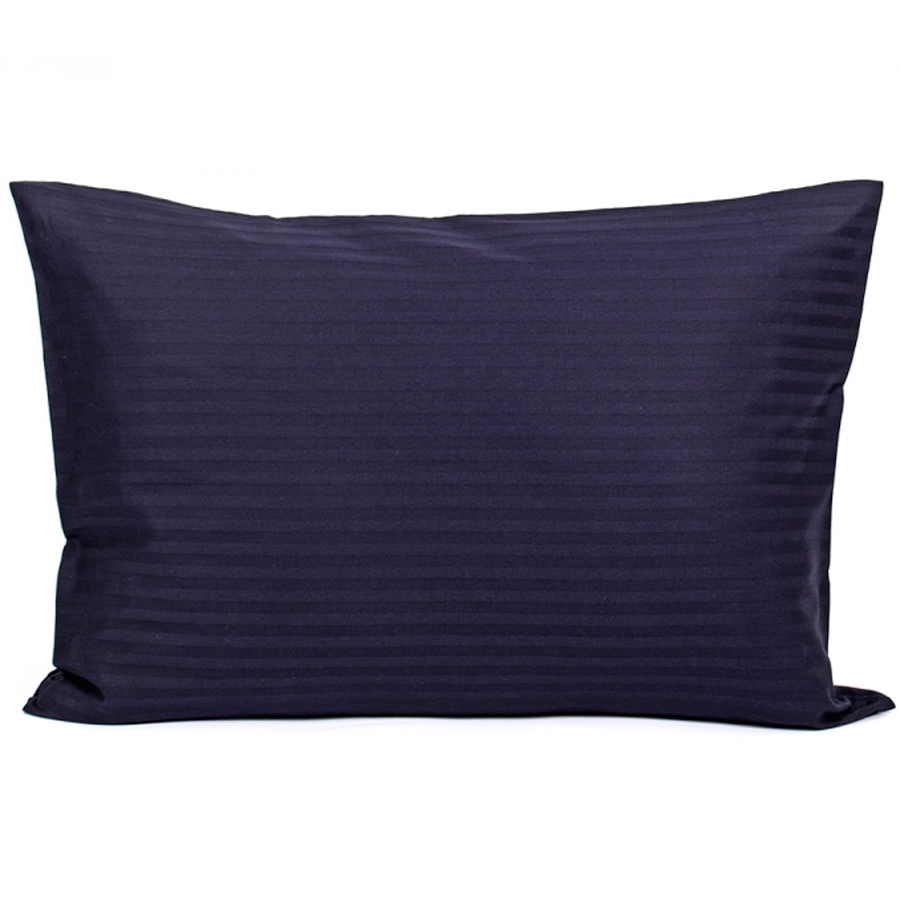 Лотус страйп сатин наволочка